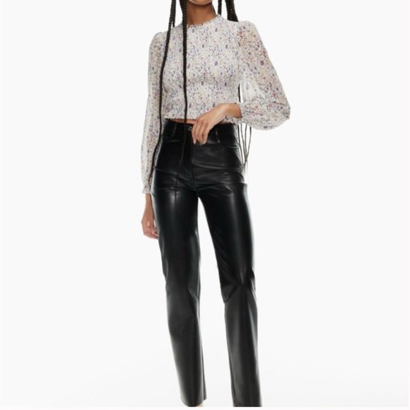 Wilfred Pants - Wilfred Melina Black Vegan Leather Pant